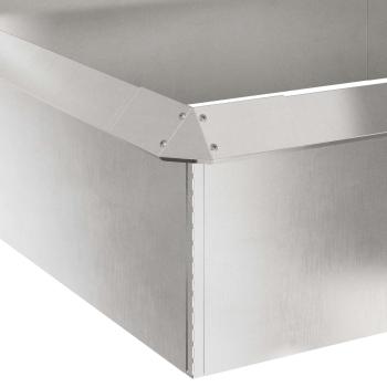 Schneckenzauns 16 pcs Silber Edelstahl