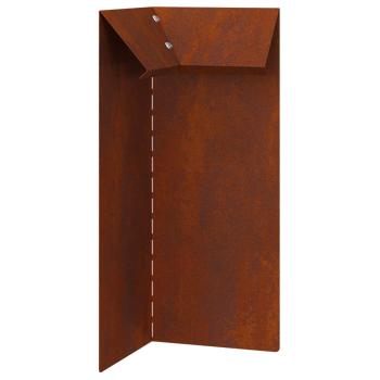 Schneckenzauns 16 pcs Rostig Wetterfeststahl