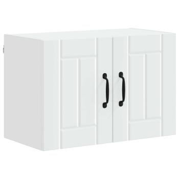 Küchenhängeschrank mit Regal Weiß 60 x 31 x 40 cm Holzwerkstoff