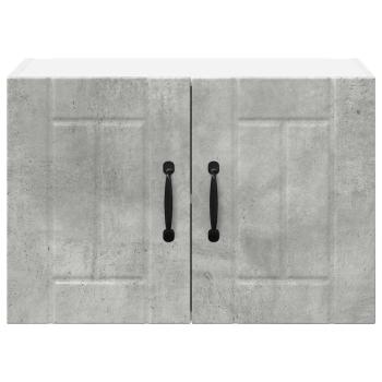 Küchenhängeschrank mit Regal 2 pcs Betongrau 60 x 31 x 40 cm