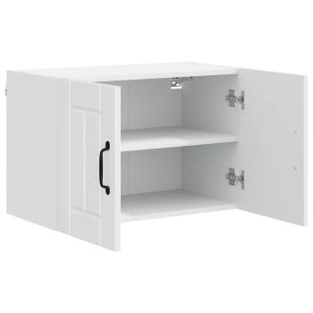 ARDEBO.de - Küchenhängeschrank mit Tür 2 pcs Hochglanz-Weiß 60 x 31 x 40 cm