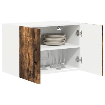 Küchenhängeschrank mit Regal 2 pcs Räuchereiche 60 x 31 x 40 cm
