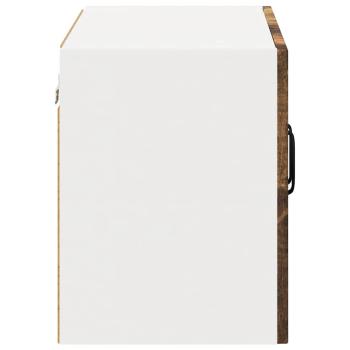 Küchenhängeschrank mit Regal 2 pcs Räuchereiche 60 x 31 x 40 cm