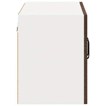 Küchenhängeschrank mit Regal Braun Eichen-Optik 60 x 31 x 40 cm