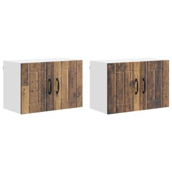 Küchenhängeschrank 2 pcs Altholz 60 x 31 x 40 cm Holzwerkstoff