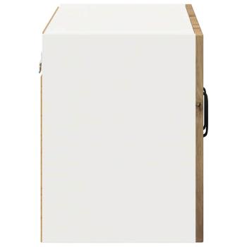 Küchenhängeschrank mit Tür 2 pcs Artisan-Eiche 60 x 31 x 40 cm