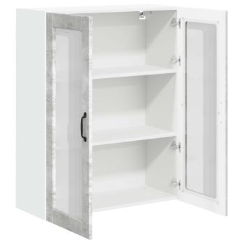 Küchenhängeschrank Betongrau 80 x 31 x 100 cm Holzwerkstoff