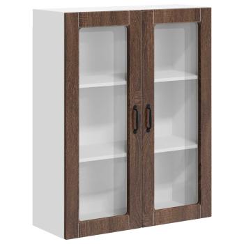 Küchenhängeschrank mit Tür Braun Eichen-Optik 80 x 31 x 100 cm