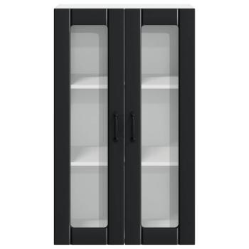 Küchenhängeschrank Schwarz 60 x 31 x 100 cm Holzwerkstoff