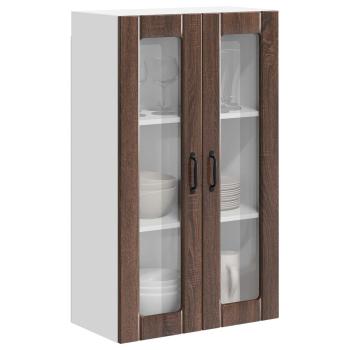 Küchenhängeschrank mit Tür Braun Eichen-Optik 60 x 31 x 100 cm