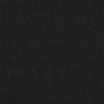 Bettgestell mit gepolstertem Kopfteil Schwarz 200 x 200 cm