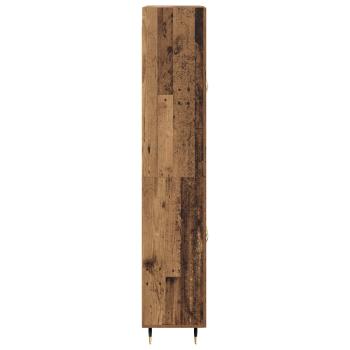 Hochboard Wandmontiert Altholz 69,5 x 34 x 180 cm Holzwerkstoff
