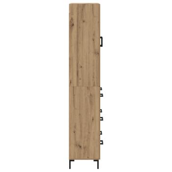 Hochboard Artisan-Eiche 69,5 x 34 x 180 cm Holzwerkstoff