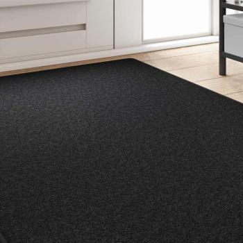 Teppichläufer Anthrazit 100 x 300 cm 100% Polypropylen