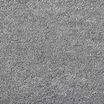 Teppichläufer Hellgrau 100 x 250 cm 100% Polypropylen