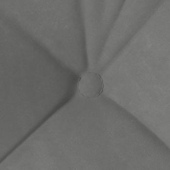 Sitzkissen 4 pcs Dunkelgrau 40 x 40 cm Mikrofaserstoff