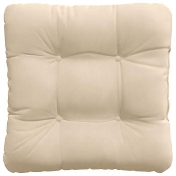 Sitzkissen 4 pcs Creme 40 x 40 cm Mikrofaserstoff