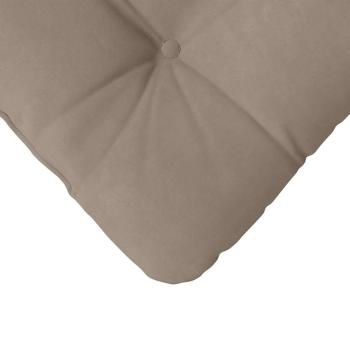 Sitzkissen 4 pcs Taupe 45 x 45 cm Mikrofaserstoff