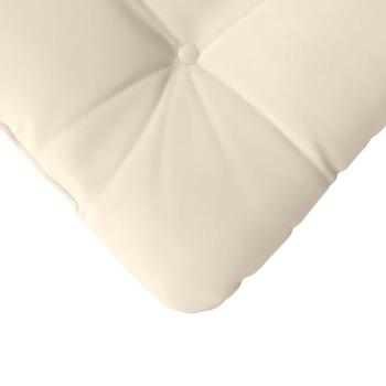 Sitzkissen 4 pcs Beige 45 x 45 cm Mikrofaserstoff