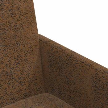 Esszimmerstühle mit Rädern 2 pcs Braun 57 x 66 x 94 cm