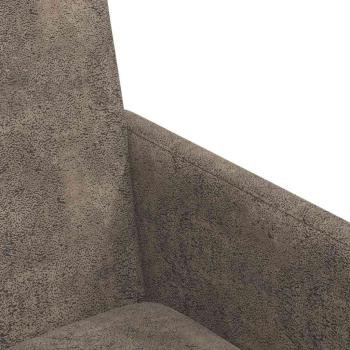 Esszimmerstühle mit Rädern 2 pcs Dunkelgrau 57 x 66 x 94 cm