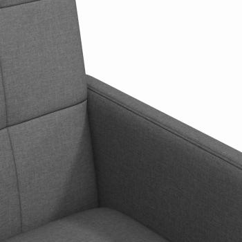 Esszimmerstühle 2 pcs Dunkelgrau 58 x 65 x 94 cm Stoff