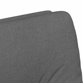 Esszimmerstühle 2 pcs Dunkelgrau 57 x 67 x 95 cm Stoff