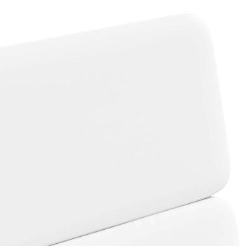 Esszimmerstühle 2 pcs Weiß 58 x 65 x 98 cm Kunstleder