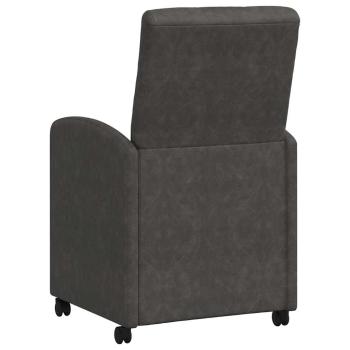 Esszimmerstühle 2 pcs Schwarz 57 x 67 x 98 cm Kunstleder