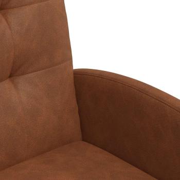 Esszimmerstühle 2 pcs Braun 57 x 67 x 98 cm Kunstleder