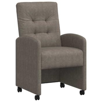 Esszimmerstühle 2 pcs Grau 57 x 67 x 98 cm Kunstleder