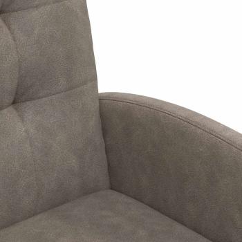 Esszimmerstühle 2 pcs Grau 57 x 67 x 98 cm Kunstleder