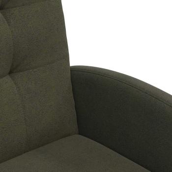 Esszimmerstühle mit Rädern 2 pcs Armeegrün 57 x 67 x 98 cm