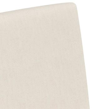 Esszimmerstühle mit Rädern 2 pcs Beige 57 x 67 x 95 cm Leinen