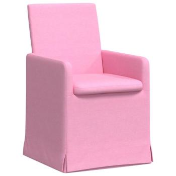 Esszimmerstühle 2 Stk. Stoff Rosa 57 x 67 x 95 cm
