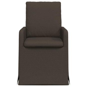 Esszimmerstühle 2 pcs Dunkelgrau 57 x 67 x 98 cm Leinen