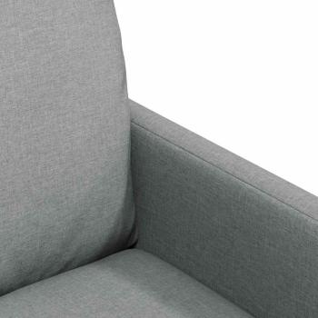 Esszimmerstühle 2 pcs Hellgrau 57 x 67 x 98 cm Stoff