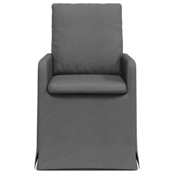 Esszimmerst?hle 2 stk. Stoff Dunkelgrau 57 x 67 x 98 cm