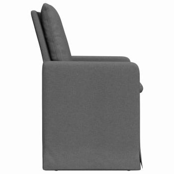 Esszimmerst?hle 2 stk. Stoff Dunkelgrau 57 x 67 x 98 cm