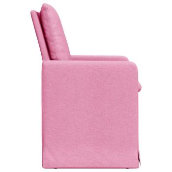 Esszimmerstühle 2 pcs Rosa 57 x 67 x 98 cm Stoff