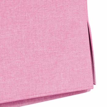 Esszimmerstühle 2 pcs Rosa 57 x 67 x 98 cm Stoff