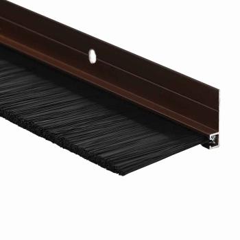 Aufsteck Türbürstendichtungen 12 pcs Braun 100 cm