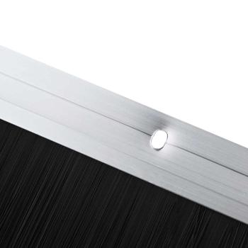 Aufsteck Türbürstendichtungen 12 pcs Silber 100 cm