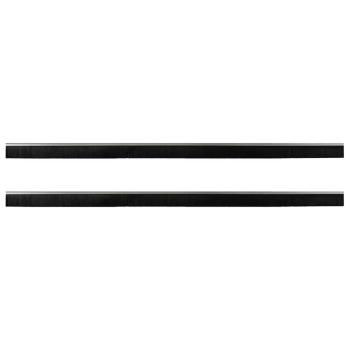 Aufsteck Türbürstendichtungen 2 pcs Silber 100 cm