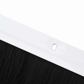 Aufsteck Türbürstendichtungen 2 pcs Weiß 100 cm