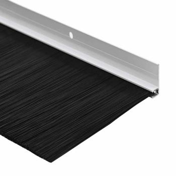 Aufsteck Türbürstendichtungen 6 pcs Weiß 100 cm