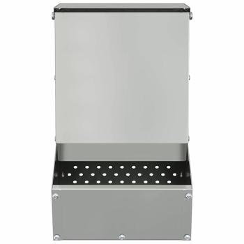 Kaninchenfütterer Silber 17,5 x 26 x 28,5 cm Verzinkter Stahl