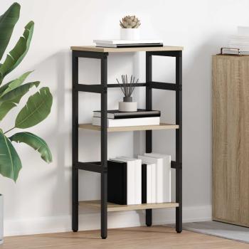 ARDEBO.de - Bücherregal Sonoma-Eiche 40 x 29,5 x 81 cm Holzwerkstoff