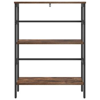 Bücherregal 2 Ebenen 60 x 29,5 x 81 cm Holzwerkstoff