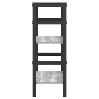 Bücherregal Graues Sonoma 60 x 29,5 x 81 cm Holzwerkstoff